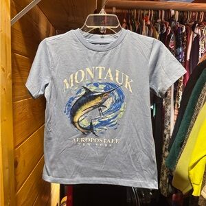 Aeropostale Blue Montauk Graphic Tee